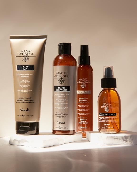 Actual product image Nook Pak Secret Mask Moisturizing Argan Oil, Keratin and Macadamia Oil 250ml (250 ml)