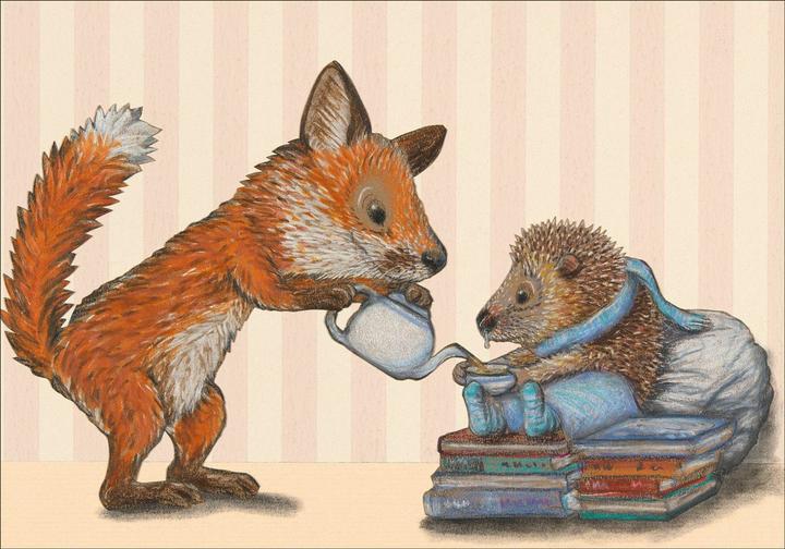 Actual product image Schärer:Get well soon postcard VE 1 = (10 pcs.)