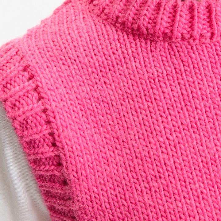 Produktbild La Redoute Collections Pullunder mit rundem Ausschnitt (L)