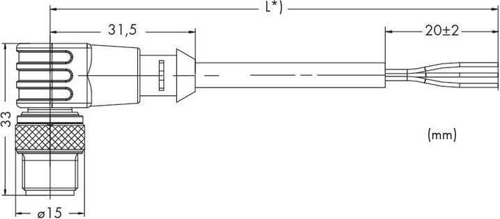 Produktbild Wago Sensor-/Aktor-Steckverbinder, konfektion