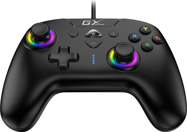 Produktbild Genius GX-23UV Gamepad Schwarz (Android, PC, PS3, PS4, Switch)