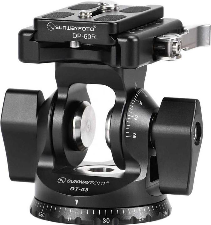 Produktbild Sunwayfoto Two-Way Head w/ Clamp And QR Plate DT-03 (2-Wege-Neiger)