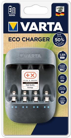 Produktbild Varta Eco Charger (1 Stk., AAA, 800 mAh, Ladegerät inkl. Akku)