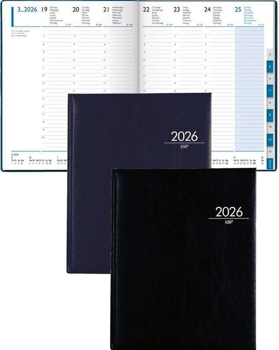 Produktbild Simplex Geschäftsagenda TM Manager timer 52 Z (21 x 26 cm, Englisch, Spanisch, Niederländisch, Französisch, Italienisch, Russisch, Deutsch)