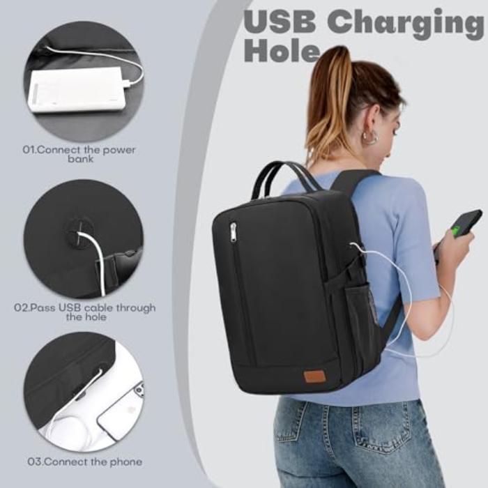 Produktbild Only-Bags.Store Handgepäck Rucksack Laptoptasche Flugzeug Handgepäck Untersitz-Kabinentasche (20 l)