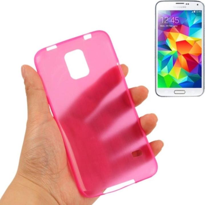 Actual product image König Design Protective Case Ultra Thin 0.3mm for Mobile Samsung Galaxy S5 mini / G800 Pink (Samsung Galaxy S5 Mini)