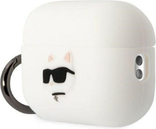 Actual product image Karl Lagerfeld Airpods Pro 2 Logo NFT Choupette Head Silicone Case (Headphone bag)
