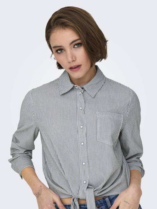 Produktbild Only Onllecey Ls Knot Shirt Noos Wvn (S)