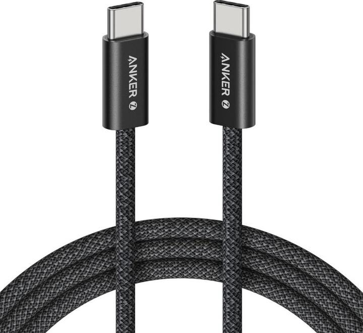 Produktbild Anker USB-C to USB-C Kable Zolo, 240W, 1.8m, Black (1.80 m, 240 W)