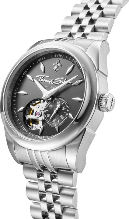 Actual product image Thomas Sabo WA0414-201-203 Unisex Automatik mit Lilienemblem 36mm 5ATM (Analogue wristwatch, 36 mm)