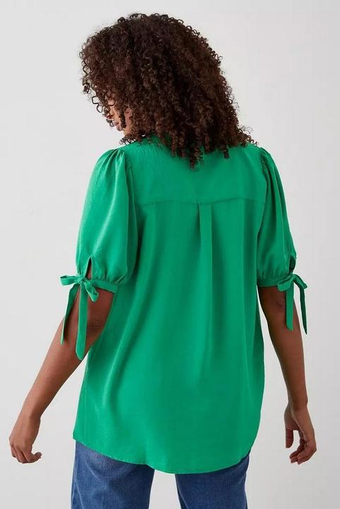 Actual product image Dorothy Perkins Womens/Ladies Overhead Tall Tie Sleeves Shirt (38)