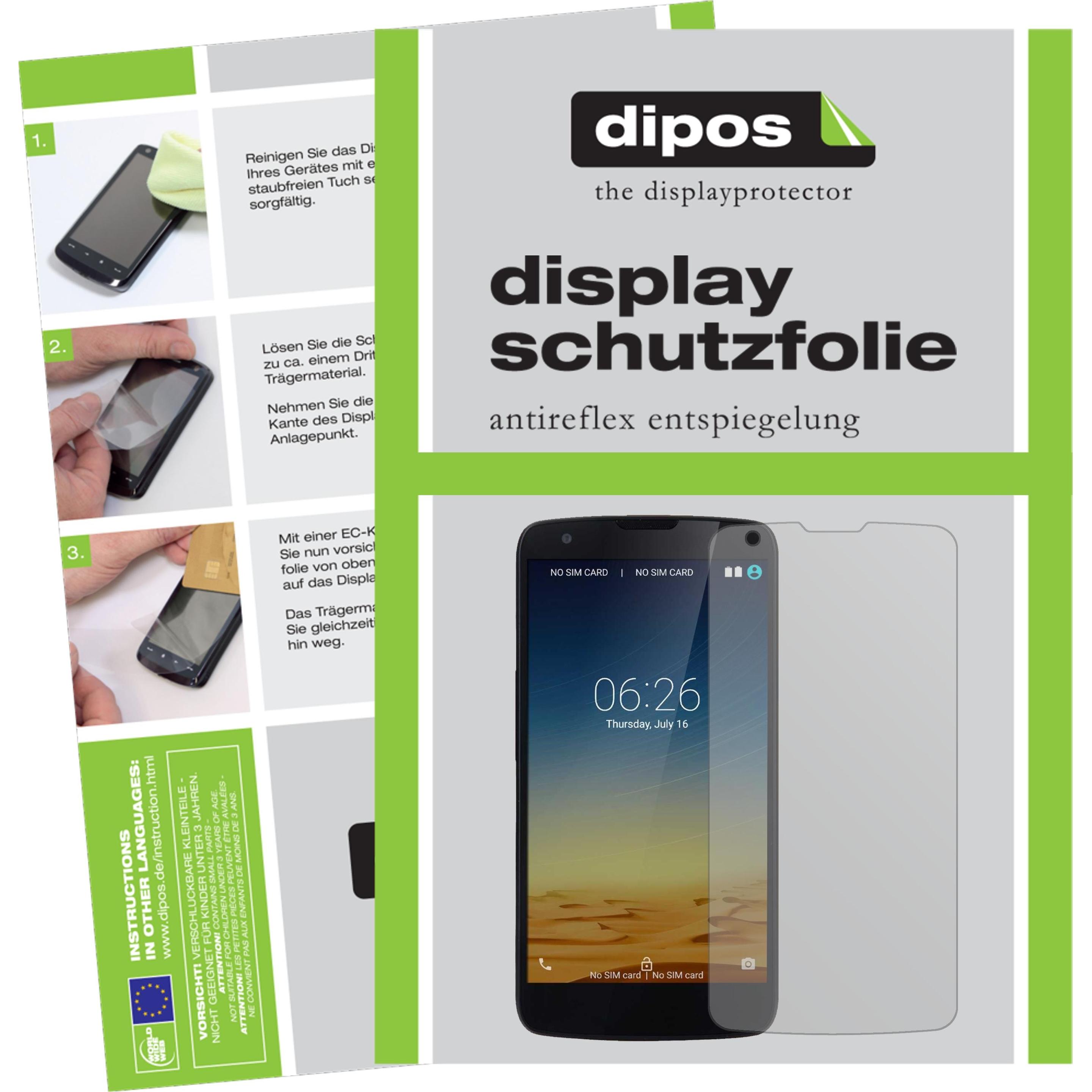 Dipos Displayschutzfolie Antireflex (1 Stück, Innos D6000), Smartphone Schutzfolie, Transparent