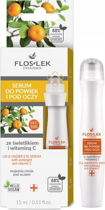 Floslek Sérum pour les yeux et le dessous des yeux à l'euphraise et à la vitamine C 15 Ml (15 ml)