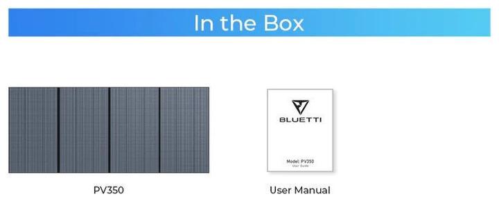 Actual product image Bluetti PV350 (350 W, 13.90 kg)