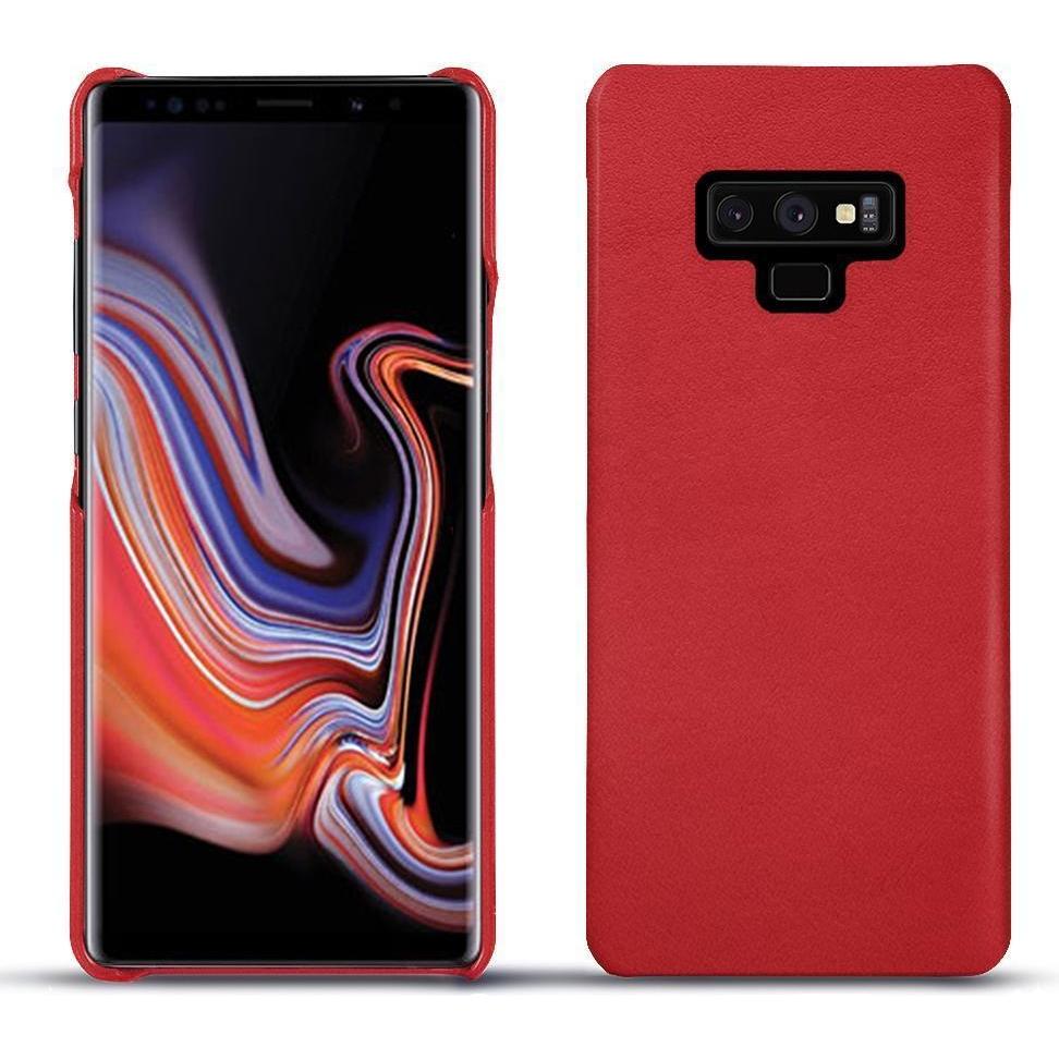 Noreve Lederschutzhülle (Samsung Galaxy Note 9), Smartphone Hülle, Rot
