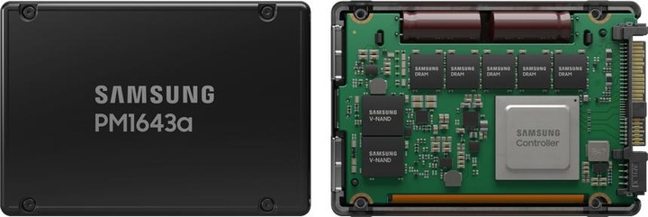 Actual product image Samsung PM1643a (3840 GB, 2.5")