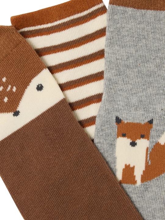 Produktbild Vertbaudet 3er-Pack Socken FUCHS, Baby (3er Pack, 18)