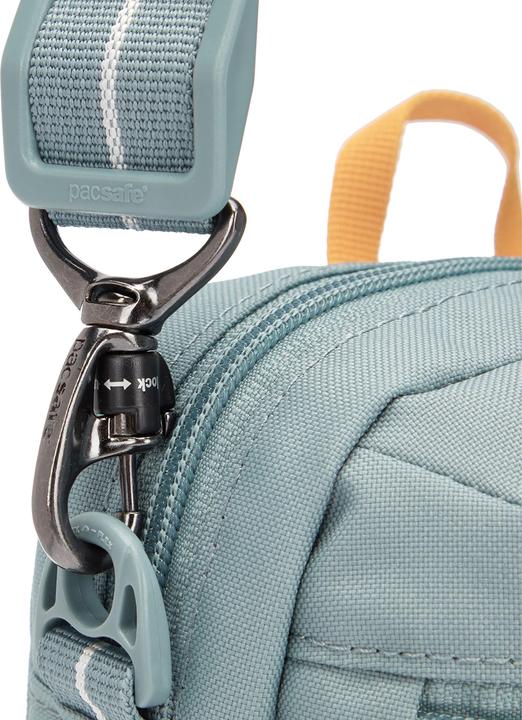 Actual product image Pacsafe GO Festival anti theft shoulder bag RFID 17 cm