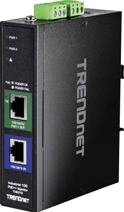 Immagine prodotto Trendnet Iniettore Gigabit PoE (802,3at (PoE+), 802.3af (PoE), 802.3bt (PoE+++), 120 W)