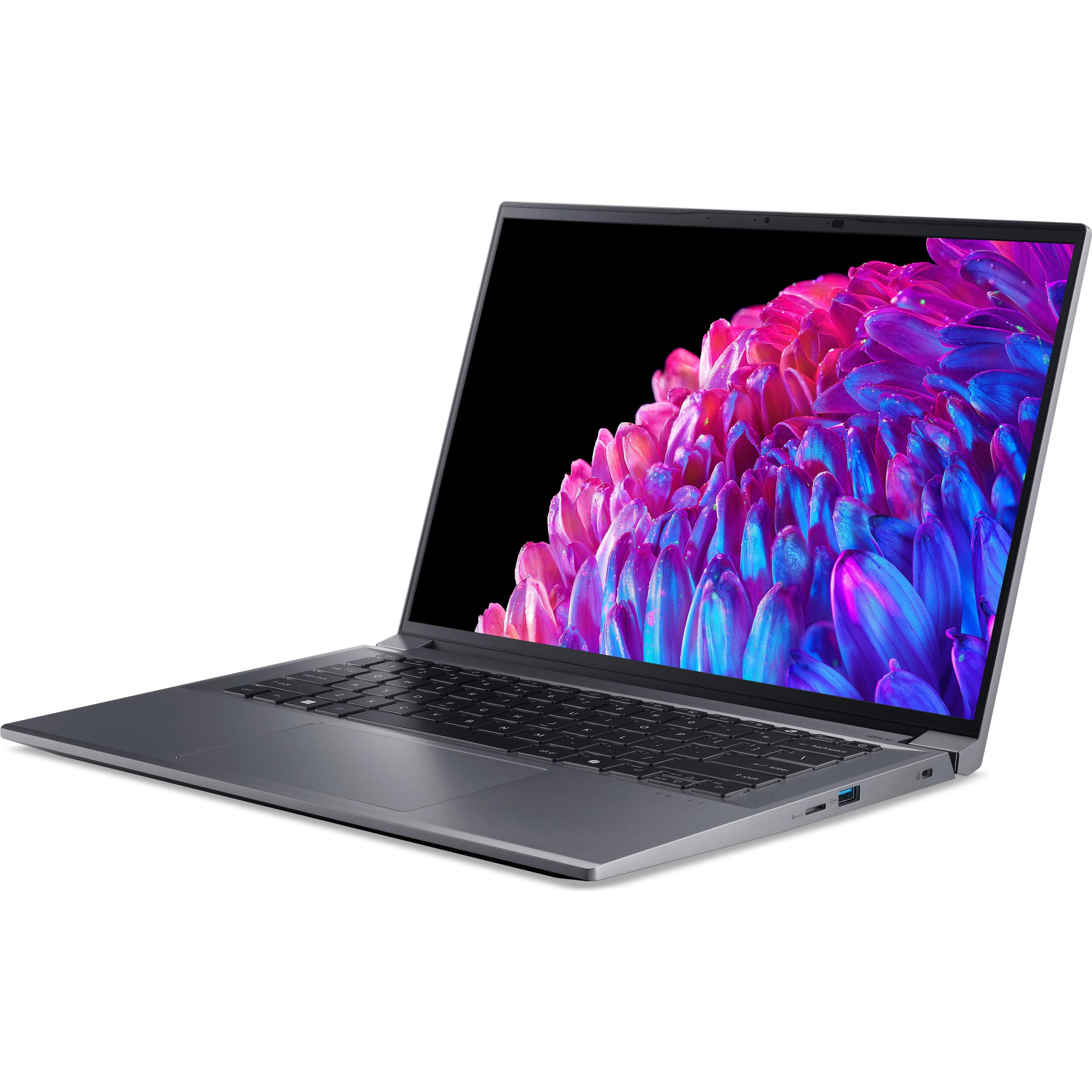 Thumbnail - Acer Swift X OLED Pro SFX14-72G Grau (14.50", Intel Core Ultra 7 155H, 32 GB, 1000 GB, DE), Notebook, Grau