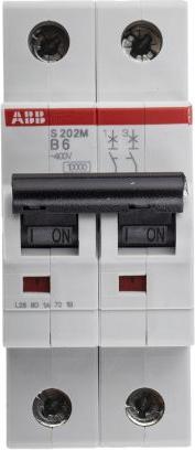 Image du produit ABB 6A MCB 4 Pole Type B