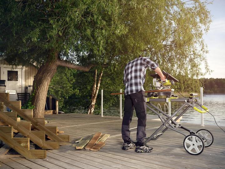 Immagine prodotto Ryobi EMS254L Sega per pannelli 254 mm 30 m