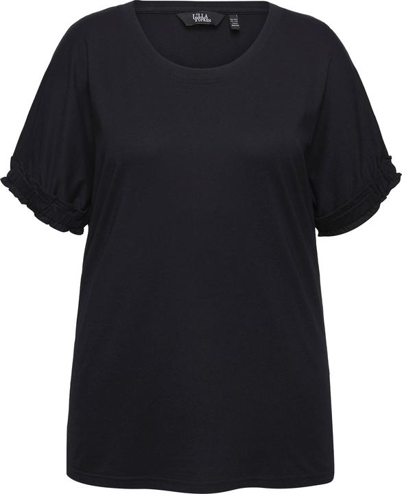 Immagine prodotto Ulla Popken T-shirt con modal e mezze maniche con ruche (46, 48)