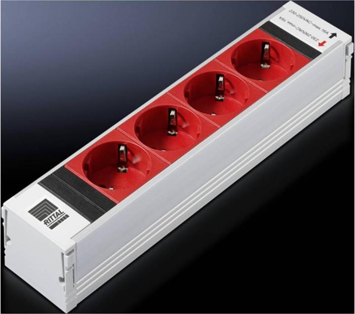 Actual product image Rittal PSM Plus power strip (plug-in module) (4 x, CEE 7/4)