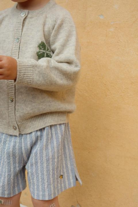 Produktbild Konges Slojd Billi Strick Cardigan Off White Melange (86)