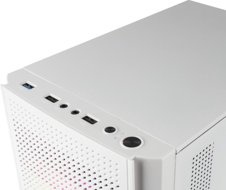 Actual product image Mars Gaming Boitier Mini Tour Micro Atx Mc300 RGB Avec Panneau Vitré (Blanc) (mATX, Mini-ITX)