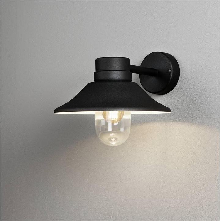 Actual product image Konstsmide Wall lamp Vega black Outdoor 428-750, 29 x 26.5 x 36 cm (E27, IP54)