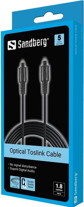 Produktbild Sandberg Optical Toslink - Toslink (1.80 m, Optisch)