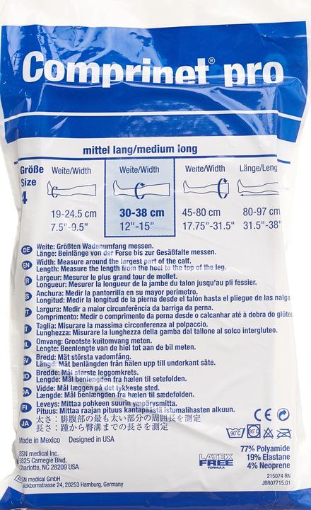 Immagine prodotto BSN Thrombo A-G Grösse 4 lang weiss (80 - 92)