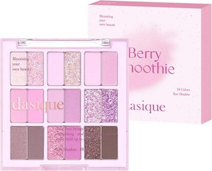 Produktbild Dasique Schattenpalette Vegan und Tierversuchsfrei mit 18 mischbaren Farben (Berry Smoothie Vegan)