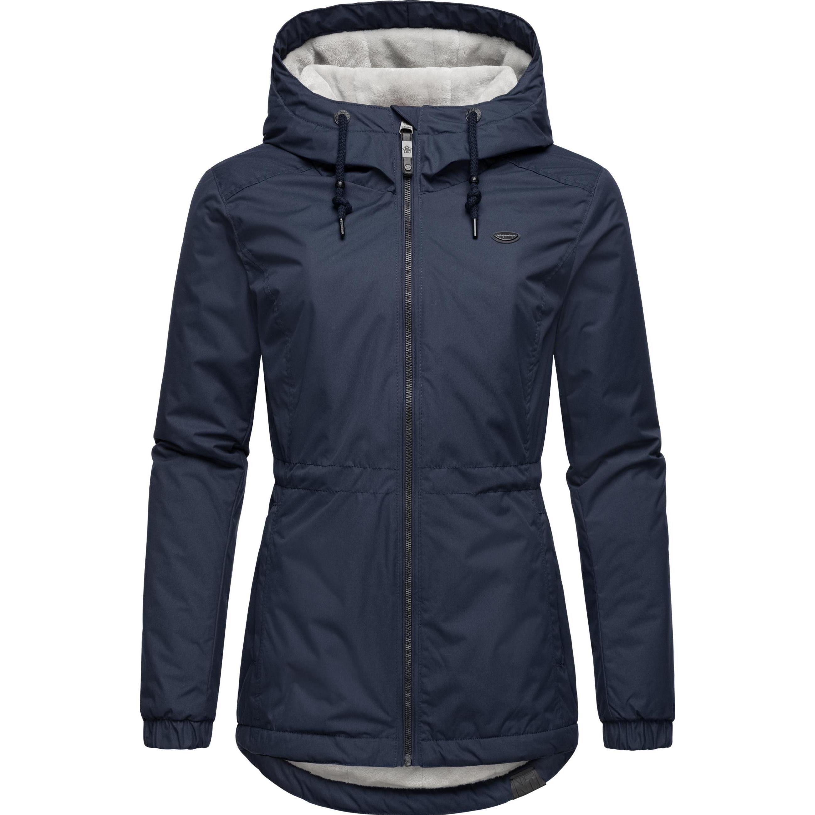 Ragwear, Damen, Jacke, Dankka Warm (3XL), Blau, 3XL