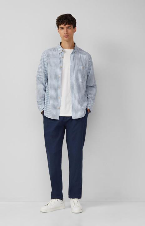 Immagine prodotto s.Oliver Regular Fit: Kariertes Baumwollhemd mit Struktur und Button-Down-Kragen (S)