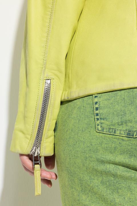 Produktbild Angel of Style Leder-Bikerjacke, echtes Leder, Farbe, Langarm (46)