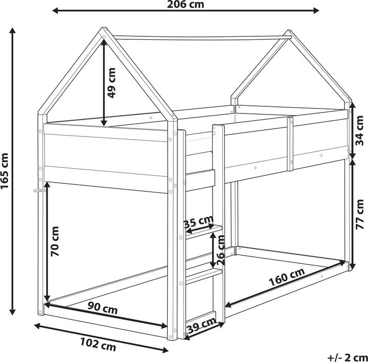 Actual product image Beliani Dienne (90x200)