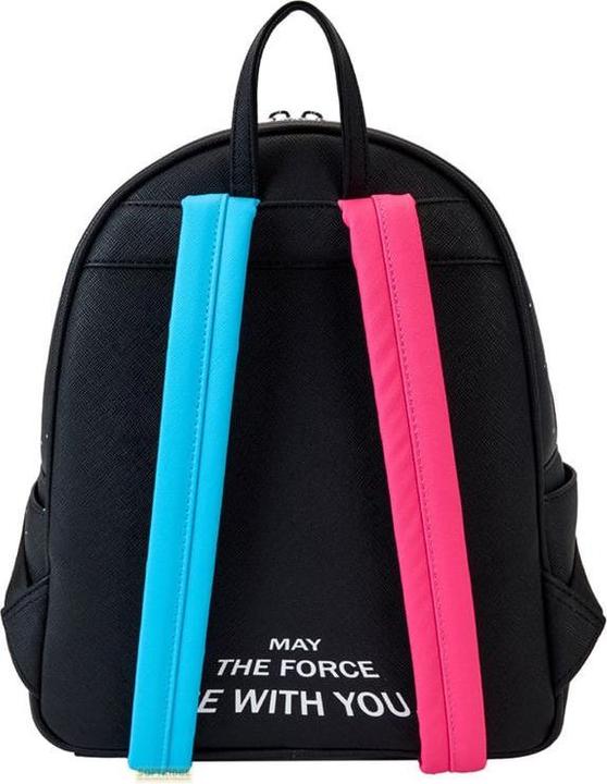 Actual product image Loungefly Star Wars by Backpack Mini Neon 70s