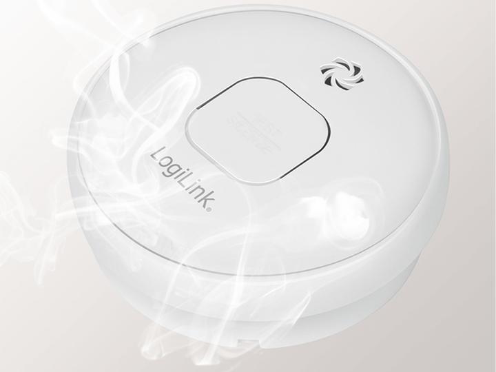 Produktbild LogiLink Rauchmelder SC0016, mit Lithiumbatterie, 2 Stück
