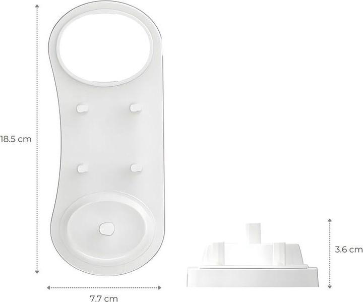Actual product image Hermex Brush holder Organiser electric toothbrush Oral-B (Toothbrush holder)