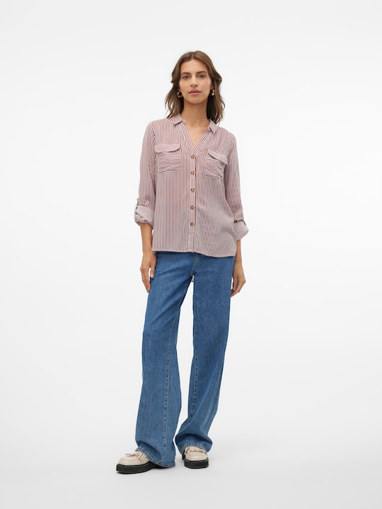 Image du produit Vero Moda Vmbumpy L/S Shirt New Wvn Ga Noos (L)