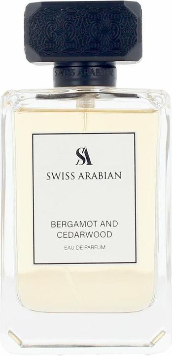 Actual product image Swiss Arabian Bergamot and Cedarwood by for Men 3.4 oz EDP Spray (Eau de parfum, 100.55 ml)