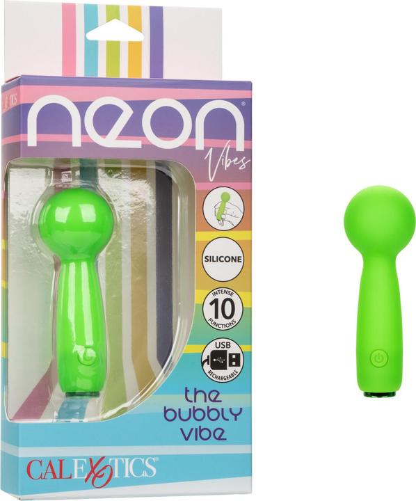 Produktbild CalExotics Neon Vibes The Bubbly Vibe Mini-Massager 10 Vibrationen Grãoen