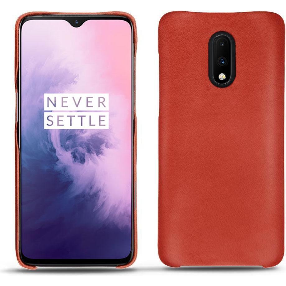 Noreve Lederschutzhülle (OnePlus 7), Smartphone Hülle, Orange