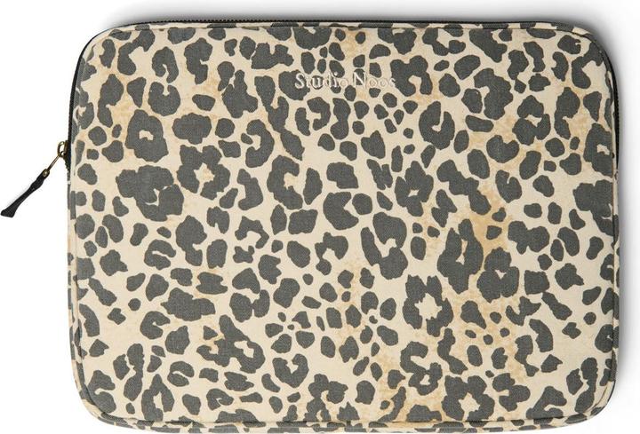 Actual product image Studio Noos Soft Cotton Leopard laptop case 13 (13")