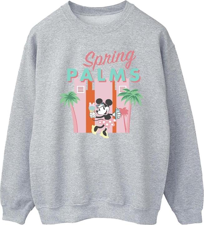 Actual product image Disney Mens Minnie Mouse Spring Palms Sweatshirt (M)