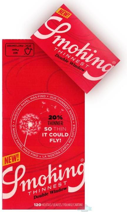 Actual product image Smoking DW short red thinnest