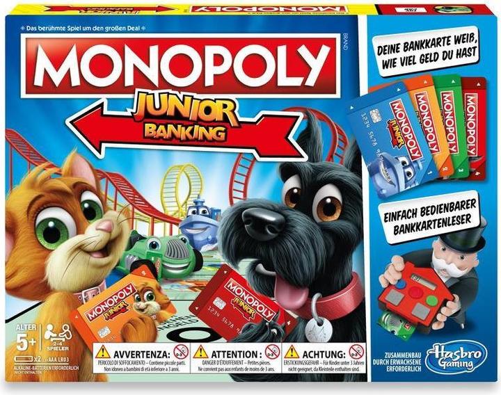 Produktbild Hasbro Monopoly Junior Electronic Banking (Englisch, Deutsch)