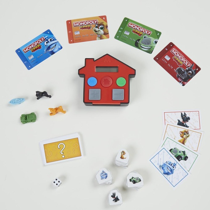 Actual product image Hasbro Monopoly Junior Electronic Banking (English, German)
